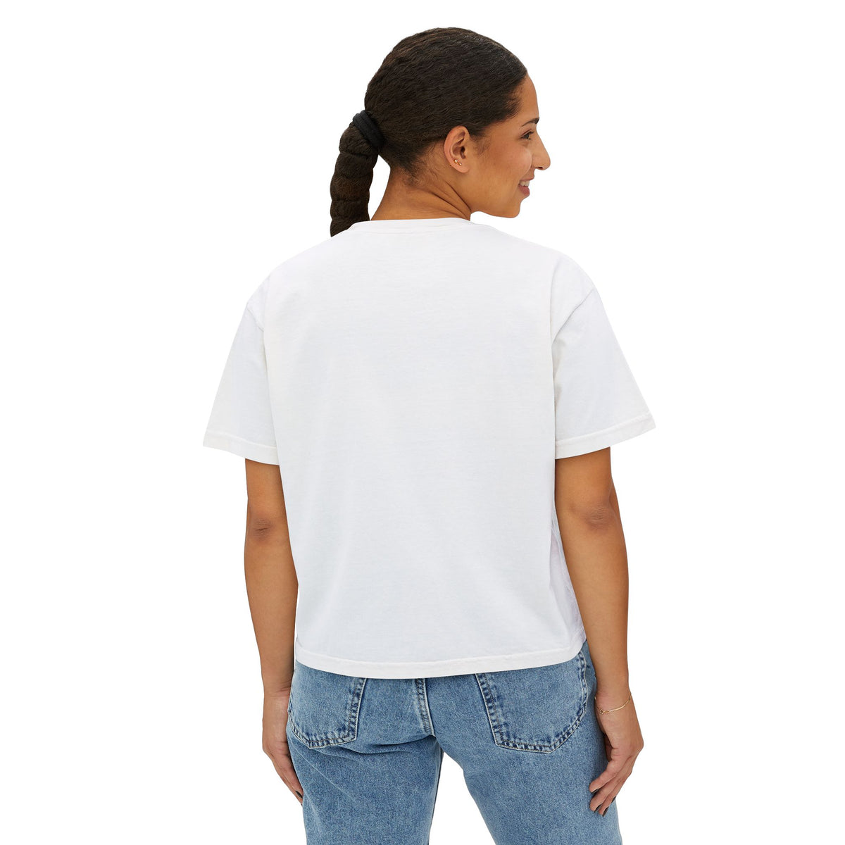Self-Awareness Women's Boxy Tee | Minimal Line Art Self-Care Shirt