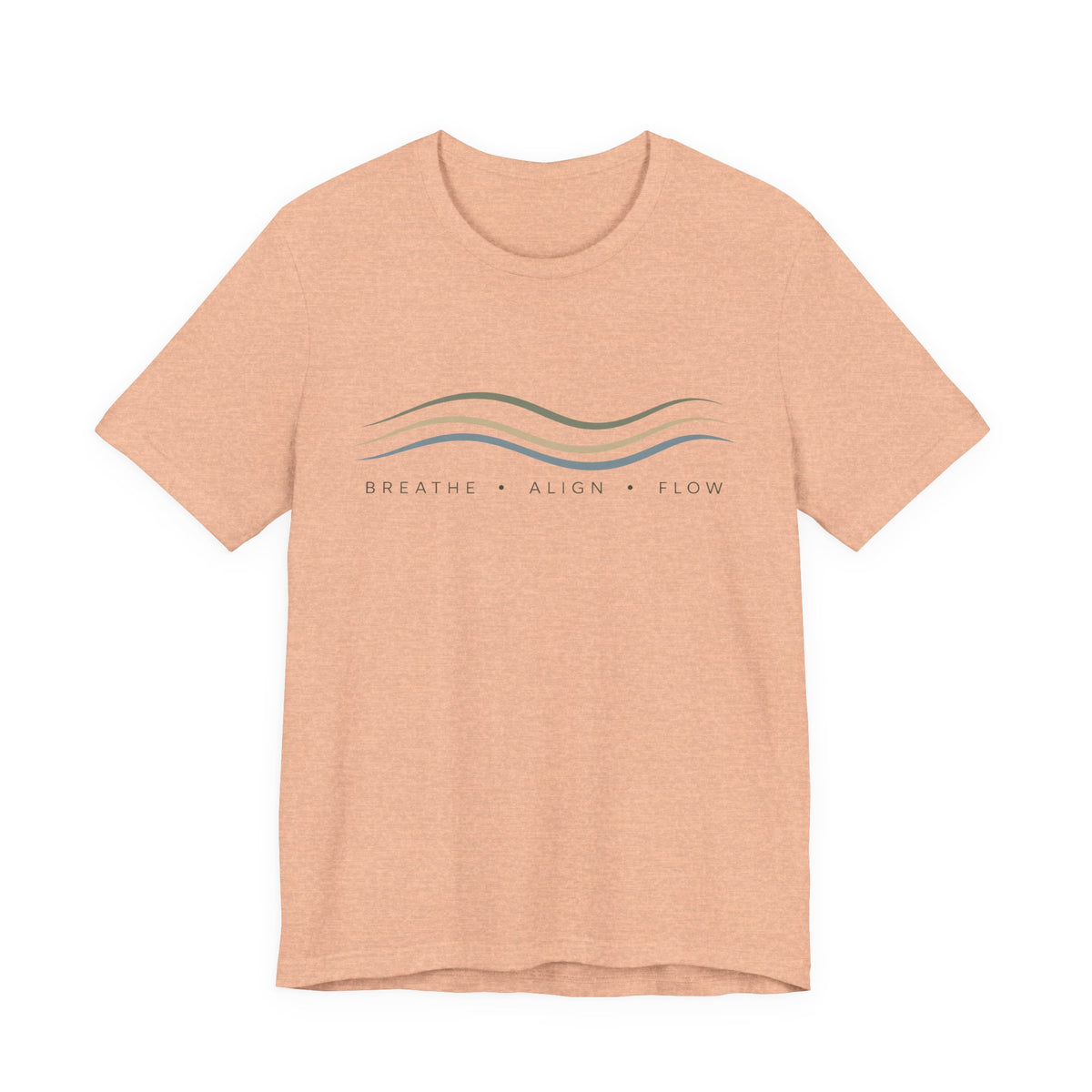 Breathe Align Flow Mindful Graphic T-Shirt
