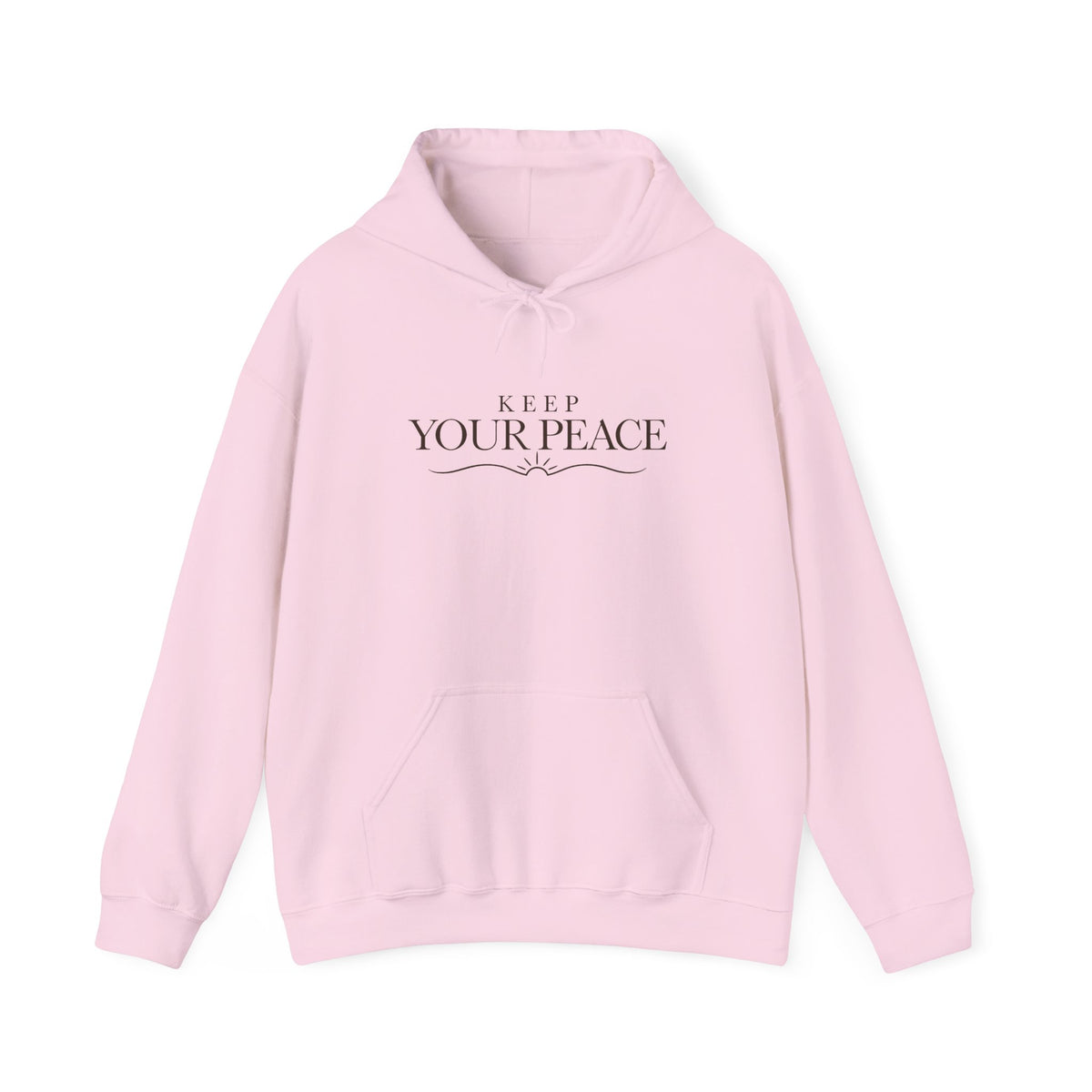 Keep Your Peace Hoodie — Minimalist Unisex Pullover