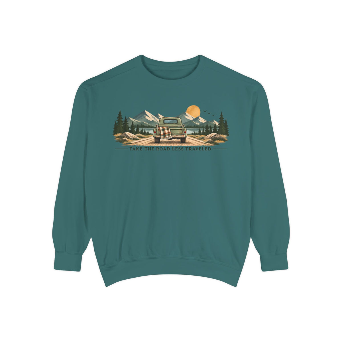 Vintage Truck Garment-Dyed Sweatshirt