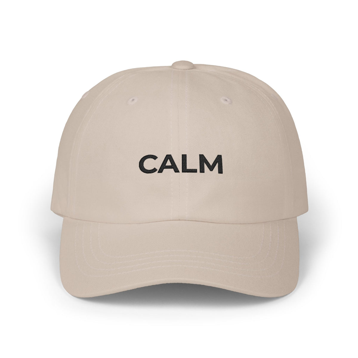 CALM Embroidered Dad Cap — Adjustable Unisex Hat