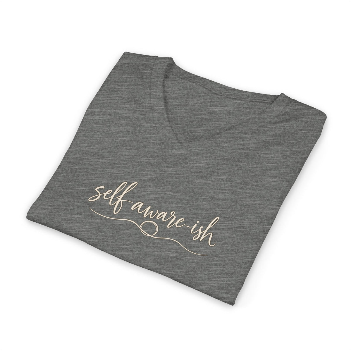 Self Aware-ish V-Neck Tee | Inner Work In Progress Graphic