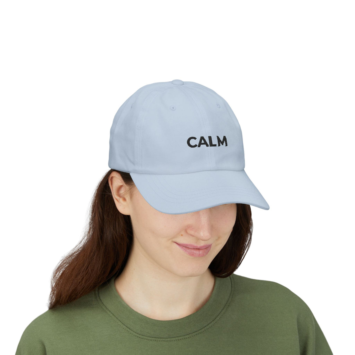 CALM Embroidered Dad Cap — Adjustable Unisex Hat