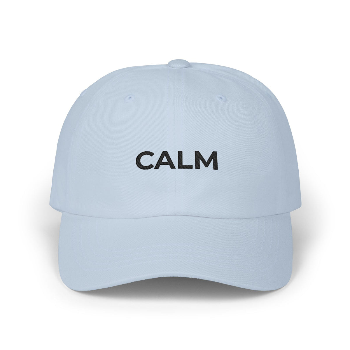 CALM Embroidered Dad Cap — Adjustable Unisex Hat