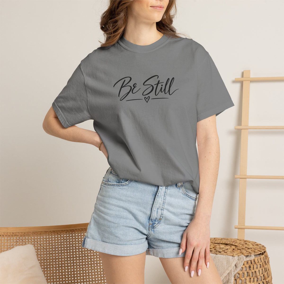 Be Still Garment-Dyed T-Shirt — Relaxed Fit