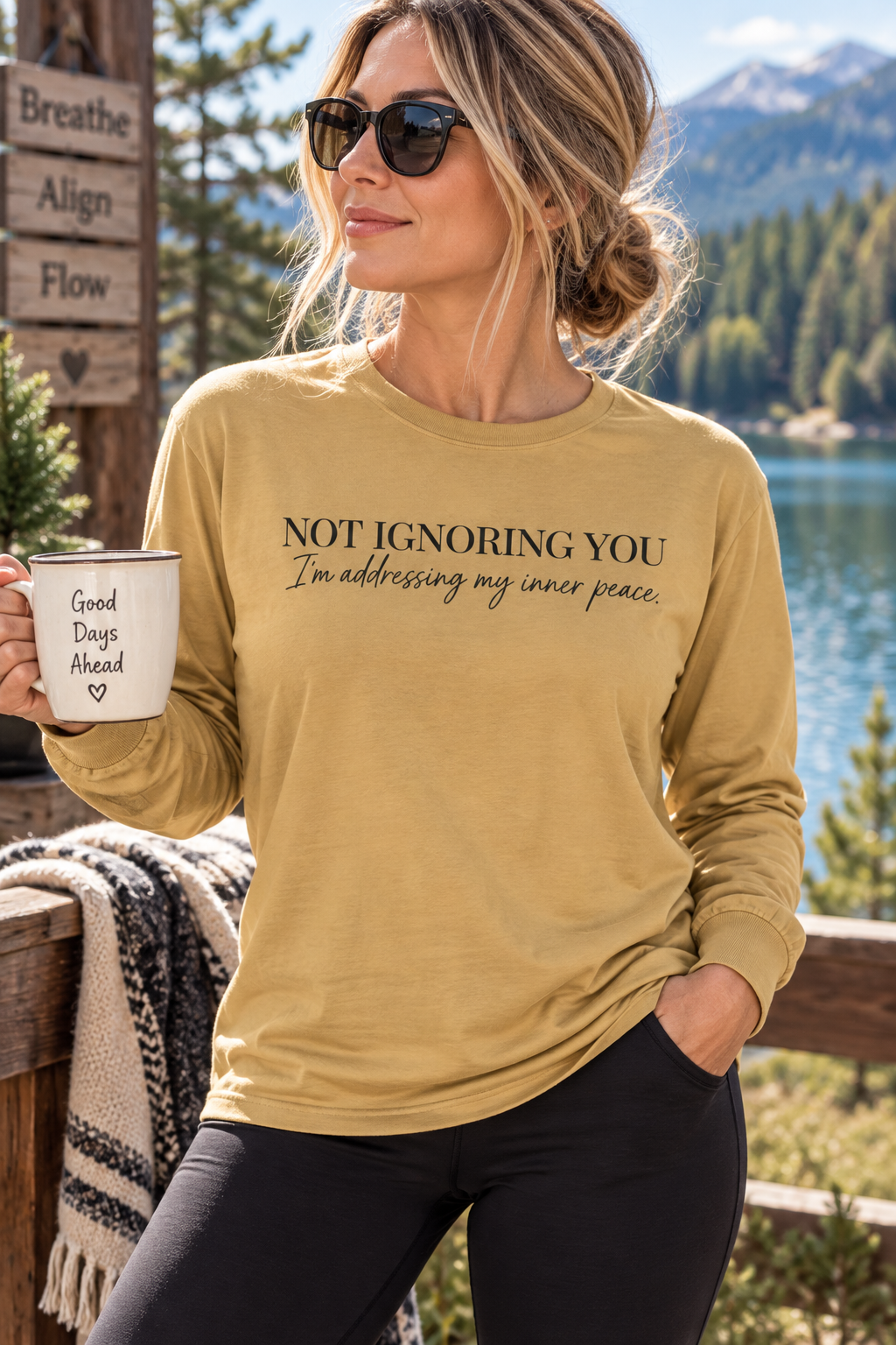 Not Ignoring You Long Sleeve Tee | Inner Peace