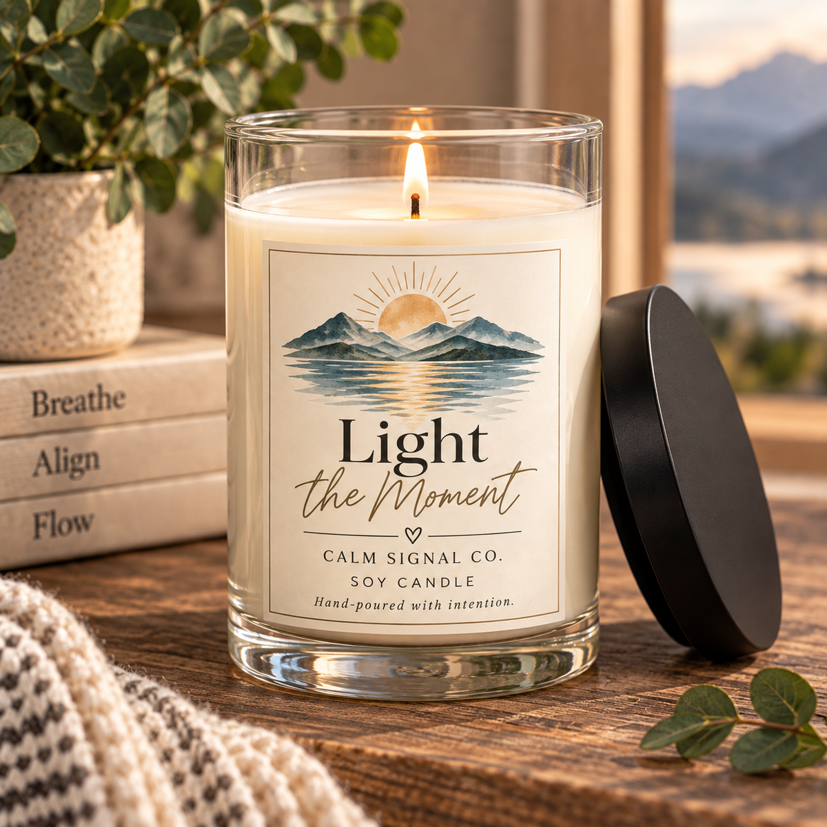 Light the Moment Soy Candle | 9 oz Scented Candle