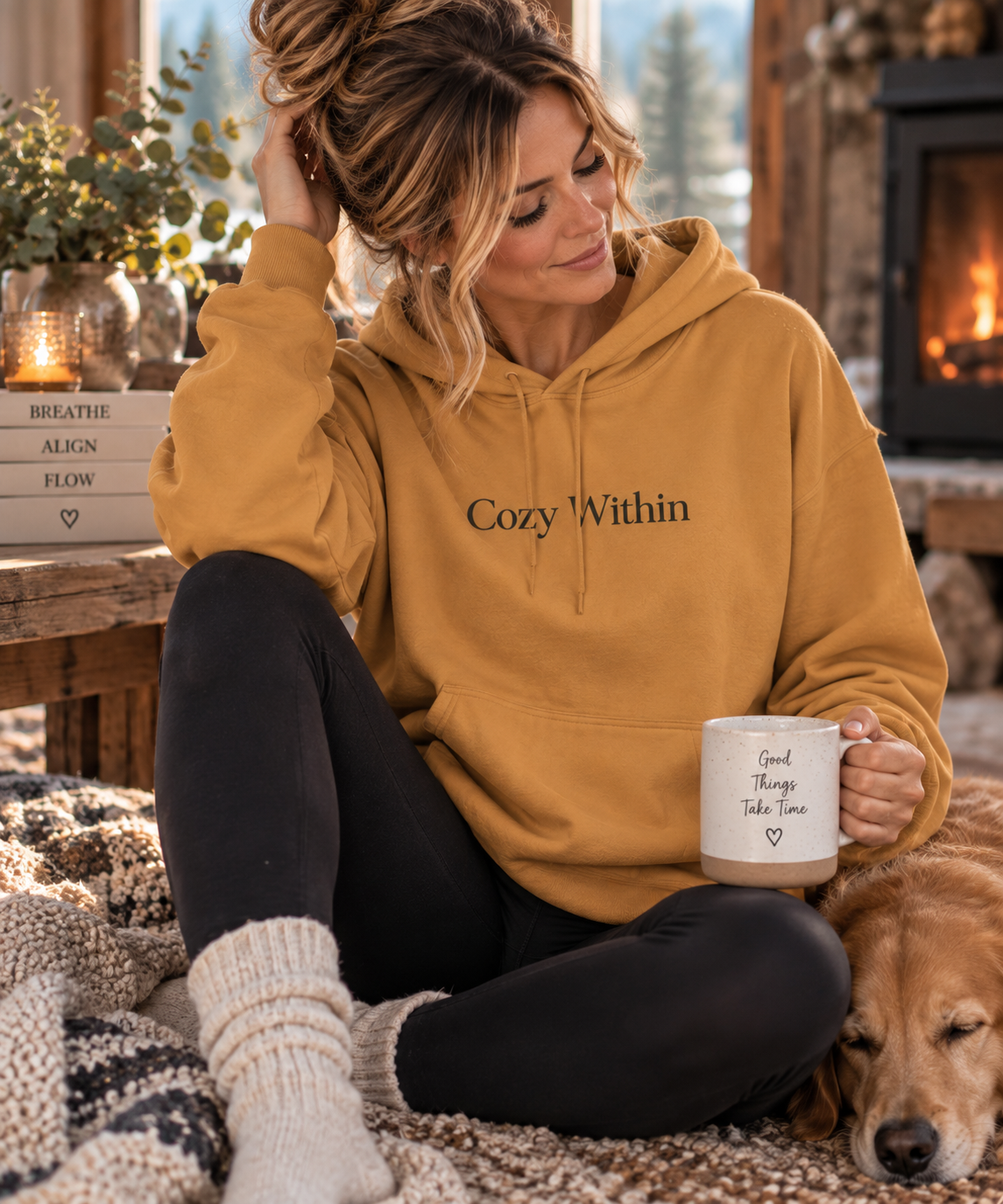 Cozy Within Hoodie — Minimalist Comfort Pullover