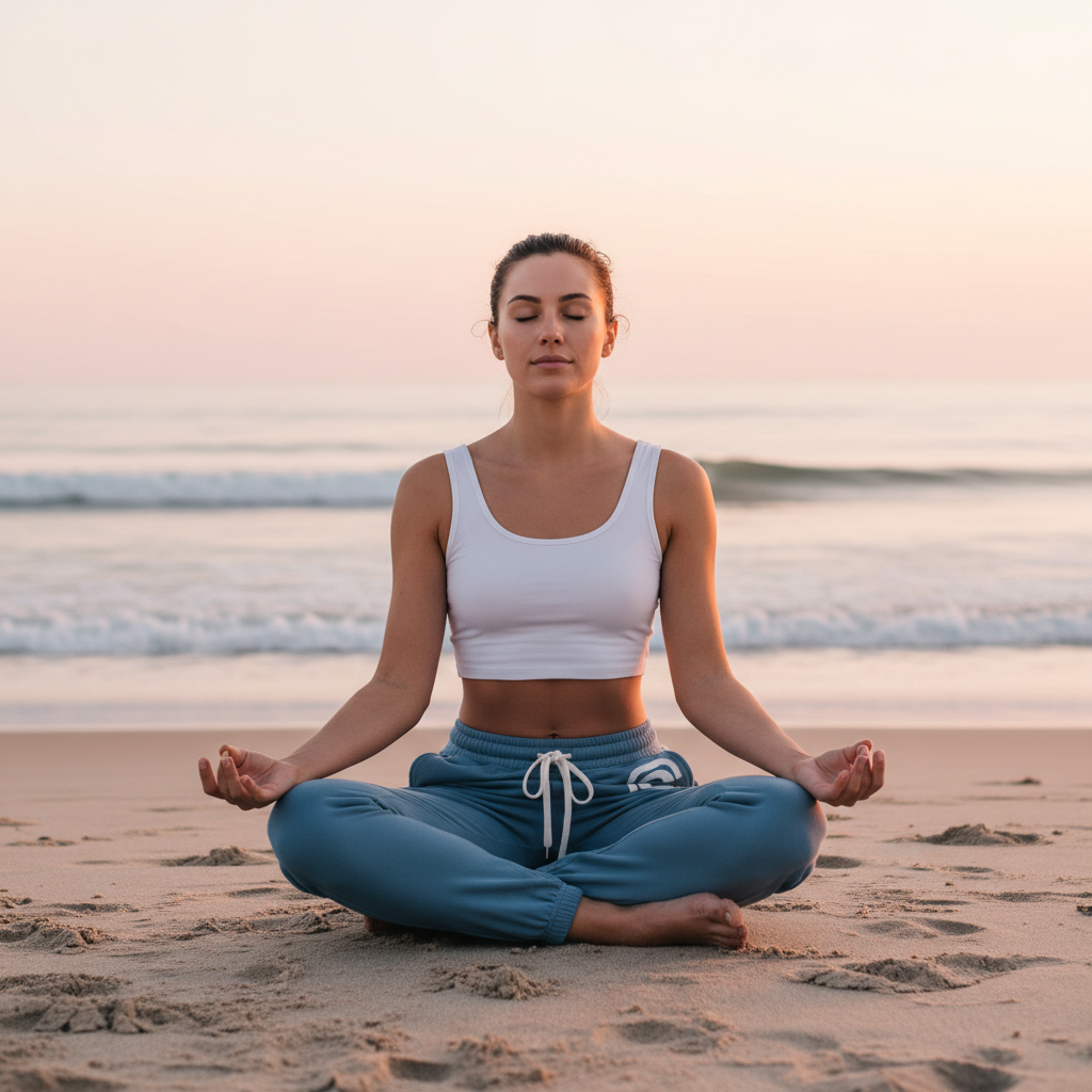 CS Jogger Hip Logo Beach Meditation Lifestyle