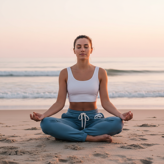CS Jogger Hip Logo Beach Meditation Lifestyle