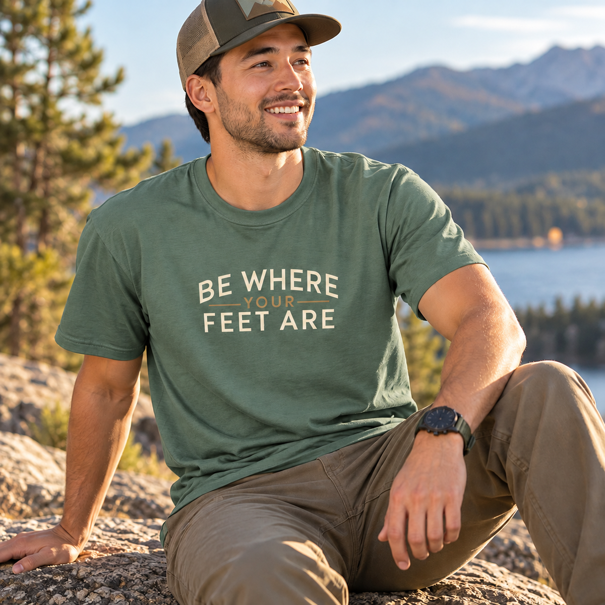 Be Where Your Feet Are T-Shirt