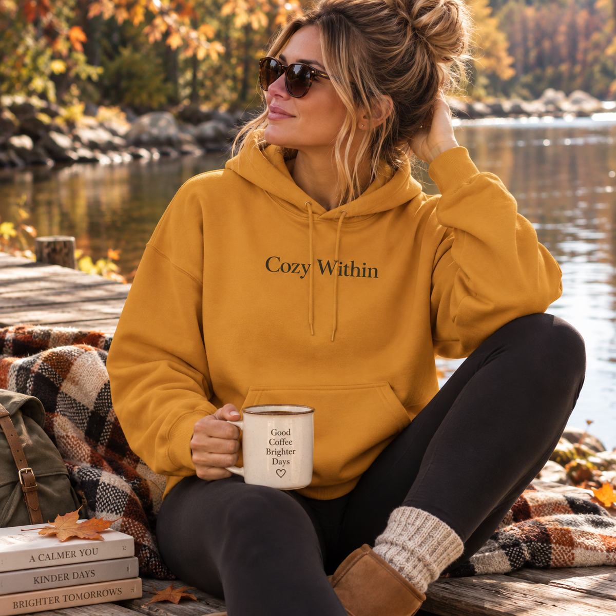 Cozy Within Hoodie — Minimalist Unisex Pullover